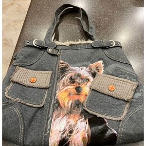 Yorkie Grey Tote Bag from Petfinder